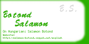 botond salamon business card